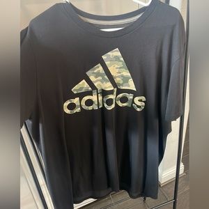 Black Camo Adidas T-Shirt